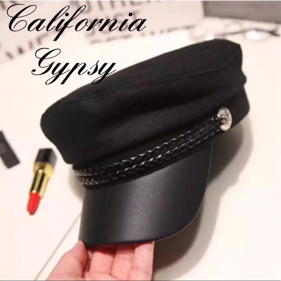 Retro Fisherman Baker Boy Leather Cotton Hat - Picture 4 of 7